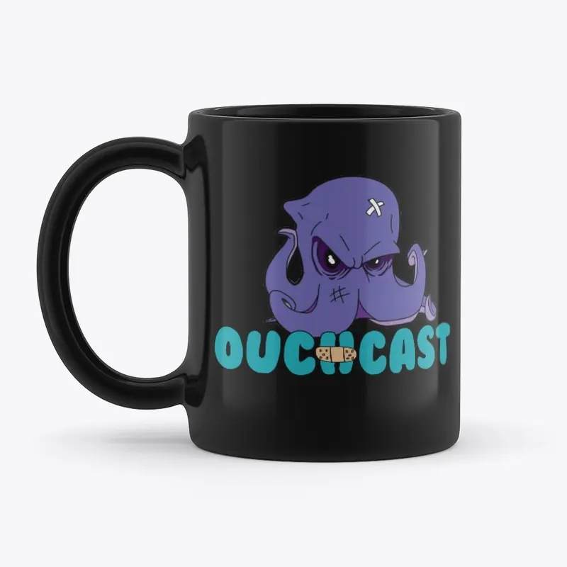 Ouch Black Mug